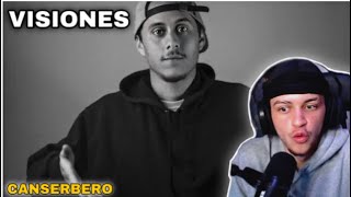 CANSERBERO  VISIONES🤯 video reacción [upl. by Harima]