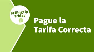 Pague la Tarifa Correcta [upl. by Eenej673]