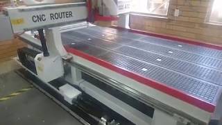 Turning on the Surf CNC with ATC and SYNTEC 6MB Controller [upl. by Alrac]