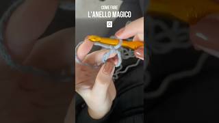 Trucco per fare l’Anello Magico all’Uncinetto ✨ uncinettofacile crochettips uncinettotutorial [upl. by Onirefez870]