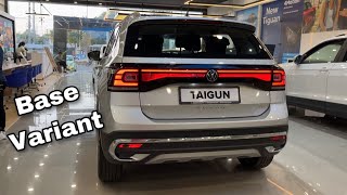 Volkswagen Taigun Comfortline BASE Variant Features  Better than Creta Worthy Detailed Review [upl. by Claire]