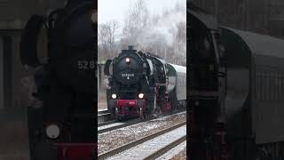 Giesela pfeift in den Bahnhof Löbau  1312024 youtubeshorts [upl. by Engleman622]