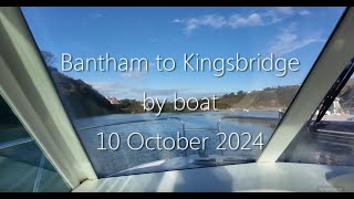 Bantham to Kingsbridge by Boat [upl. by Enaillil]