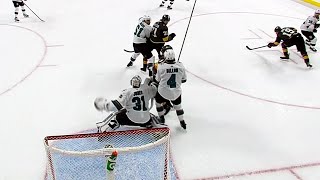 Golden Knights OT goal waved off after interference review [upl. by Akzseinga]