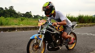 Drag Bike YAMAHA TOUCH Motorcycle Drag Racing by ICE Kawahara AHRS KYT Majestic indonesia [upl. by Finlay]