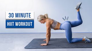 30 MIN Lower Body HIIT Workout  Tone and Grow your LEGS amp GLUTES  No Equipment  No Repeat [upl. by Rome]