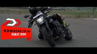 Kawasaki ER 6n  First Impressions  PowerDrift [upl. by Nosmoht]