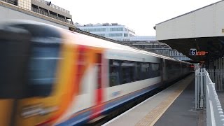 South West Trains Action at Wimbledon and Earlsfield [upl. by Mirisola681]