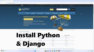 📗📘📕 How To Install Django 5 on Windows 11  python django [upl. by Onitnatsnoc]