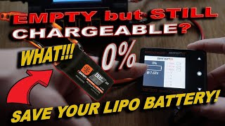 LIPO battery empty and depleted magically SAVED [upl. by Roselin]