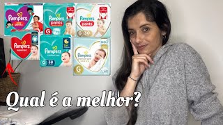 COMPARAÇÃO DAS FRALDAS PAMPERS Ana Paula de Costa [upl. by Rosabel]