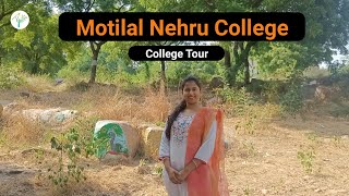 Motilal Nehru College  MLNC  College Tour  Vlog  Full Details Video [upl. by Nodnarg]