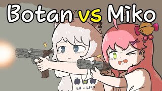 【Hololive】 Playing Resident Evil with Botan and Miko 【Shishiro BotanClipEbihuraiComic】 [upl. by Enileda50]