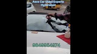 Ascs car glass expert Car Glass windshield polishing Buffing autoglassrepair [upl. by Noelc]