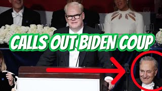 Jim Gaffigan Calls Out Democrat Coup Right Next to Chuck Schumer [upl. by Defant]