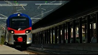 Parte da Isernia il primo treno elettrico monopiano [upl. by Bernt]