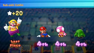 Mario Party 10 Airship Central Toadette vs Spike vs Wario vs Mario [upl. by Aubree]