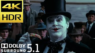 Joker Attacks Town Hall Scene  Batman 1989 30th Anniversary Movie Clip 4K HDR [upl. by Shina]