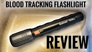 Bushnell blood tracking 1500 flashlight review [upl. by Winthrop]