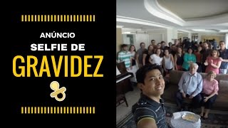 Anunciando nossa Gravidez com Selfie [upl. by Akineg]