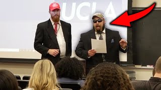 CRAZY NAVY VETERAN FAKE PROFESSOR PRANK WHOLE CLASS EVACUATES [upl. by Arrak]