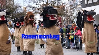 Fasnet Narrensprung in Ravensburg Teil 1 Rosenmontag [upl. by Dwaine]