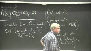 Precipitation Reactions Solubility and AcidBase Reactions General Chemistry Lecture [upl. by Nhor720]