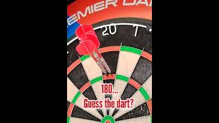 180 Guess The Dart pdc darts dartschampionship guessthedarts dart pdcdarts dartsreviews [upl. by Tnias402]