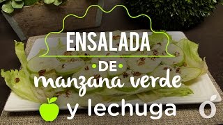 Ensalada de Manzana Verde y Lechuga [upl. by Gladine728]