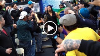 WrestleMania 29 The Shield Entrance  Roman Reigns Live [upl. by Eahcim]