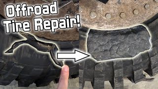 Offroad Tire Repair StepbyStep Vulcanizing HowTo S13E5 [upl. by Inohs]