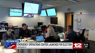 Henrico launches Emergency Operation Center ahead of Election Day [upl. by Rudman]