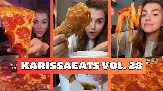 Only Eating Video Game Food for a Full Day  KarissaEats Compilation Vol 28 [upl. by Dnomso]