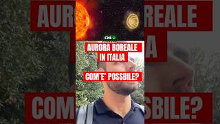 Aurora boreale in Italia Com’è possibile spazio aurora auroraboreale universo astronomia [upl. by Muffin]