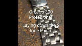 OMEGA SEAMASTER 300 Professional Bracelet Restoration [upl. by Nosnej]