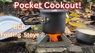 Pocket Cookout  BCB Folding Stove [upl. by Sydel732]