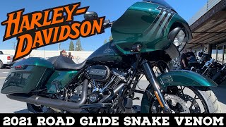 2021 Road Glide Snake Venom Harley Davidson Road Glide Special 114 Cubic Inch Snake Venom Black [upl. by Huang]