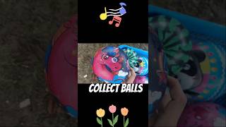 Collect balls playball throwball funvideo funnyvideo throwball basketball [upl. by Demetria139]