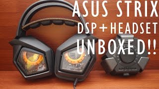 ASUS Strix DSP Gaming Headset  Audio Station Unboxing amp First Look [upl. by Anne-Marie]