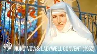 Nuns Vows at Ladywell Convent 1962  British Pathé [upl. by Adiana]