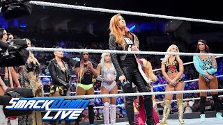 Becky Lynch chooses her replacement to face Ronda Rousey SmackDown LIVE Nov 13 2018 [upl. by Lehcsreh]