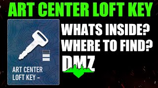 Art Center Loft Key Location WHATS INSIDE Where to find DMZ Vondel Season 4 [upl. by Corin]