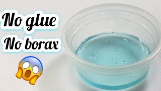 MUST WATCH REAL HOW TO MAKE CLEAR SLIME WITHOUT GLUE WITHOUT BORAX NO BORAX NO ACTIVATOR [upl. by Nylikcaj]