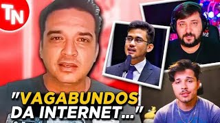 Core Diggo e outros youtubers são XINGADOS e AMEAÇADOS por Ricardo Chagas do documentário da HBO [upl. by Supple207]