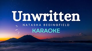 Natasha Bedingfield  Unwritten  Karaoke Version  No backup vocals [upl. by Chilt]