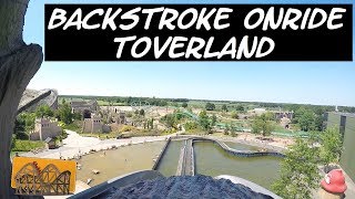 Backstroke Onride Toverland  Funfairblog HD [upl. by Kalbli]