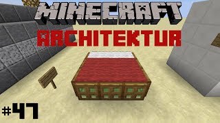 Minecraft Architektur  Episode 47  Pistole Bett mit Matratze und Moderne Lichter [upl. by Greenwald]