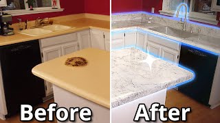 How To Install Epoxy Over Old Countertops Ultimate Guide  Stone Coat Countertops [upl. by Chiang]