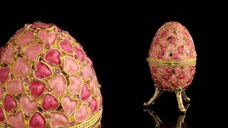 Pink egg decorated with hearts valentines day By Keren Kopal [upl. by Arney]