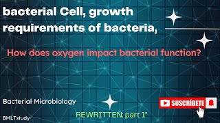 bacterial Cell growth requirements of bacteria explain in detail [upl. by Mcclenaghan88]